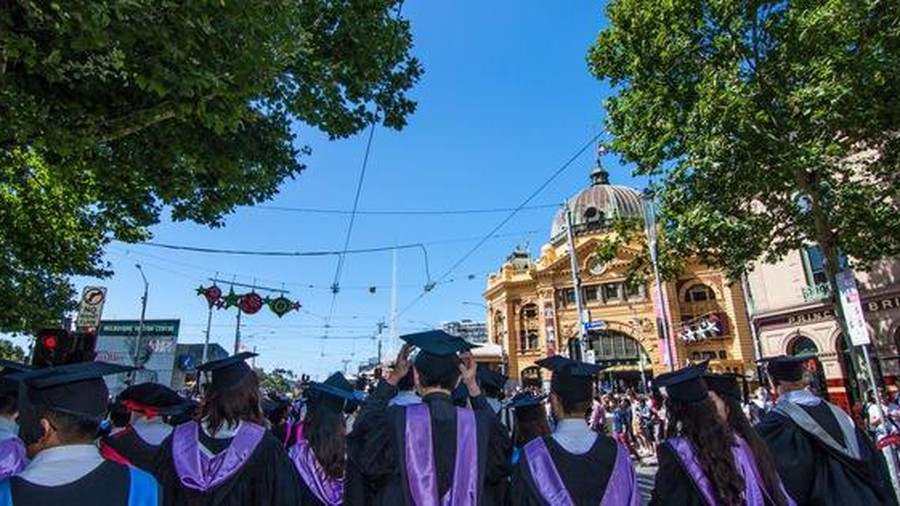 sinh viên Trung Quốc theo học tại Úc khá đông